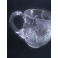 Stunning cut glass jug - heavy