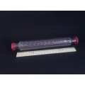 Vintage glass rolling pin - made in England