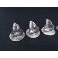 Name/dish card holders - leaves
