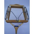 Vintage Squash racket with stretcher