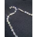 Aurora Borealis crystal necklace
