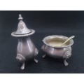 Salt pot and shaker - Sheffield  - reproductions