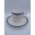 Unmarked cup and saucer