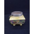 Lancasters England biscuit barrel - small -  note chip on the one foot