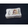 Vintage! Camel Filters - Rare - Crushed Cigarette Pack - Ceramic Ashtray