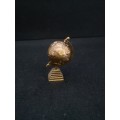 Vintage Stilbaai world globe - copper