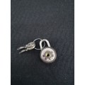 Vintage  padlock with keys