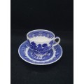 Swinnertons Staffordshire England cup and saucer `Old willow`