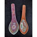 Oriental soup spoons
