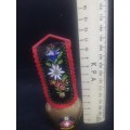 Small cow bell Switzerland embroidered