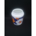 Vintage milk glass cannister - Italy