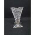 Vintage beautiful 1930`s heavy glass vase