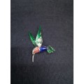 Hummingbird brooch