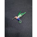 Hummingbird brooch