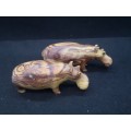 Wooden Hippos