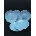 Continental China blue dinner plates