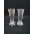 Pair of small bud vases