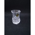 Pair of small crystal vases