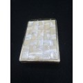 Mother of pearl cigarette holder with lighter
