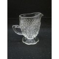 Vintage glass milk jug