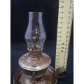 Vintage mini oil hurricane swivel walking lamp