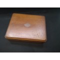 Wooden 2 tier box - London made - no key