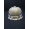 Dome with bottom plate for serving food