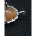 High craftmanship Cameo brooch/pendant set in silver