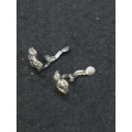 Marcasite clip on earrings