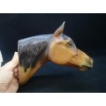 Ceramic wall horse head - repaired but not very noticeable