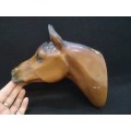 Ceramic wall horse head - repaired but not very noticeable
