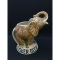 Tusker beer Elephant jug Drostdy Ware