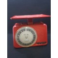 Vintage red Tower scale