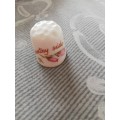 Country side porcelain thimble