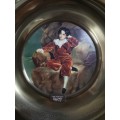The Red Boy Master Lambton Lawrence PRA 1796-1830 Brass wall plaque