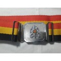 NORTH TRANSVAAL POVOST UNIT BELT AND BUCKLE 105CM BELTING