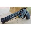 KWC Model 6 Inch .357 Black 4.5mm Co2 Revolver "Six Shooter" Python Replica