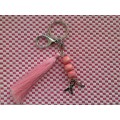 BREAST CANCER Awareness HOPE Zipper Bag Pull Key Holder - R 25,00 each