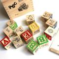 ABC WOODEN BLOCKS in BOX - 27 pieces