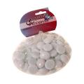 1 X BAG 250g CLEAR or WHITE GLASS PEBBLES