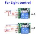Controller Relay 12V 1 Channel + 1 Remote (2 Button) 433MHz **LOCAL STOCK**