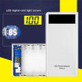 Battery 18650 (7pc) Power Bank Charger White **LOCAL STOCK**