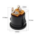 DC Female Power Plug 5.5mm x 2.5mm Clip in Connector Panel Mount **LOCAL STOCK**