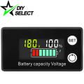 Battery Voltage, Capacity, Percentage, Temperature, Power Meter DC 8 to 100V **LOCAL STOCK**