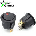 Rocker Switch Round Red Led 220V AC **LOCAL STOCK**