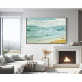 Morning Tide Seascape with beautiful soft blue hues Vintage Wall Art Digital Download