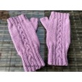 Fingerless Gloves (Lilac)