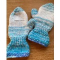 Kids Mittens (3 - 4 years) Hand knitted