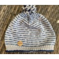Hand Knitted Beanie (Shades of Blue)
