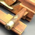 Vintage Wooden and Brass Plane (D. Malloch, Perth)